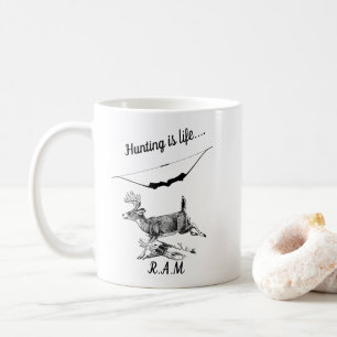 Personalised Hunting Is Life 3 Coffee Mug