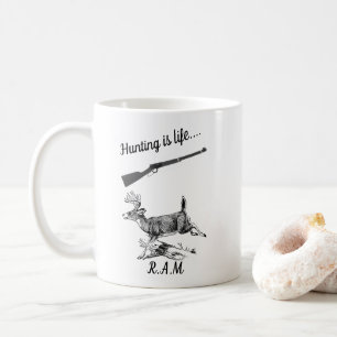 Personalised Hunting Is Life Coffee Mug