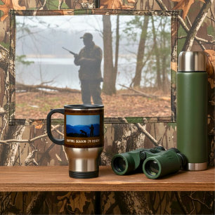 Personalised Hunting Retirement Gifts for Dad Travel Mug