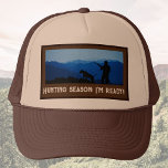 Personalised Hunting Retirement Gifts for Dad Trucker Hat<br><div class="desc">Your dad has worked hard his entire life, and now it's time for him to relax and enjoy his favourite pastime: hunting. Our Personalised Hunting Retirement Gifts for Dad are the perfect way to celebrate his retirement in style. With our unique design, you can personalise your gift with photos and...</div>