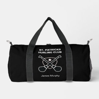 Personalised Hurling / Camogie (Black) Gear Duffle Bag