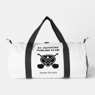 Personalised Hurling / Camogie (White) Gear Duffle Bag