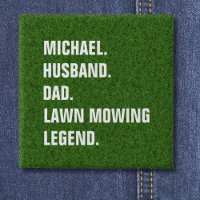 Personalised Husband Dad Lawn Mowing Legend