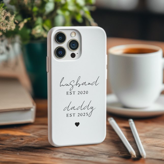 Personalised Husband & Daddy EST Gift iPhone Case (Creator Uploaded)