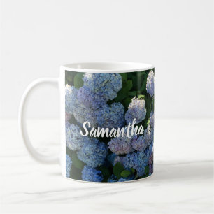 Personalised Hydrangea Coffee Mug Floral