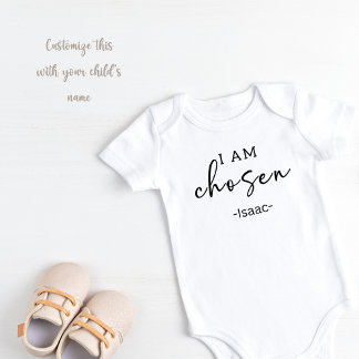 Personalised I am chosen Baby Bodysuit