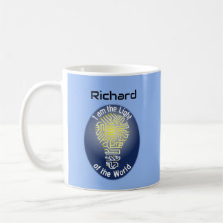 Personalised I am the light of the world Coffee Mug