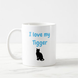 Personalised I Love My Cat Coffee Mug
