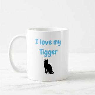 Personalised I Love My Cat Coffee Mug