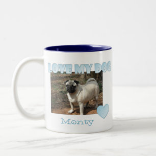Personalised: I Love My Dog Mug