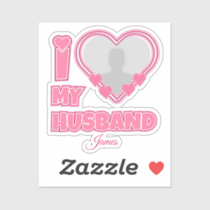 Personalised I Love My Husband – Add Photo & Name