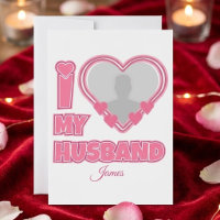 Personalised I Love My Husband – Add Photo & Name