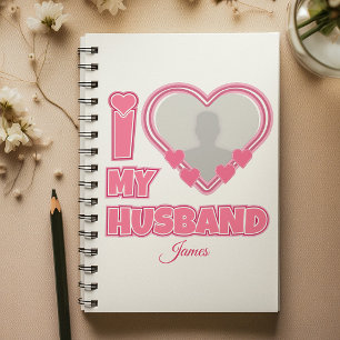 Personalised I Love My Husband – Add Photo & Name Planner