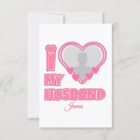 Personalised I Love My Husband – Add Photo & Name