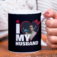 Personalised I Love My Husband Heart Photo