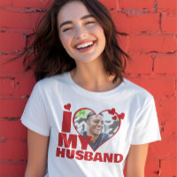 Personalised I Love My Husband Heart Photo