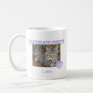 Personalised: I Love My Kitty Mug