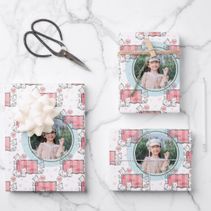 Personalised I Love You Birthday Wrapping Paper Sheet