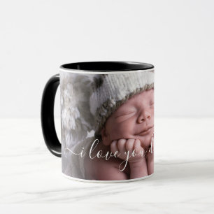 Personalised I Love You Dad Photo Template Mug