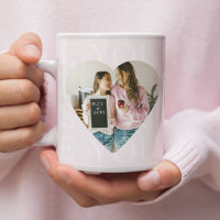 Personalised I Love You Mum Heart Photo