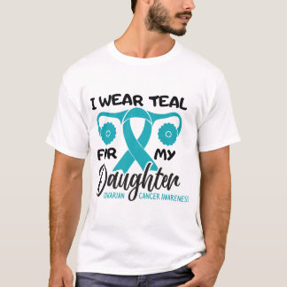 Personalised I wear Teal for My Daughter T-Shirt