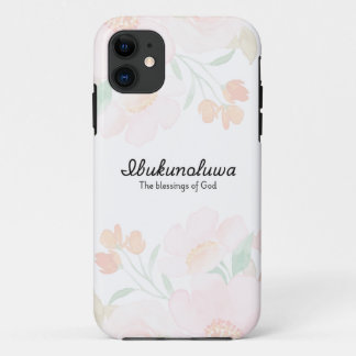 Personalised Ibukunoluwa iPhone case