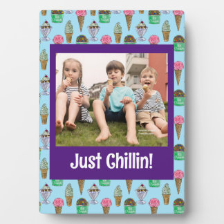 Personalised Ice Cream Photo Plaque