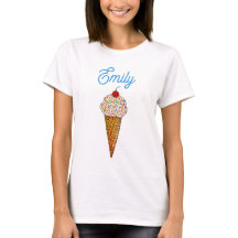 Personalised Ice Cream T-shirt