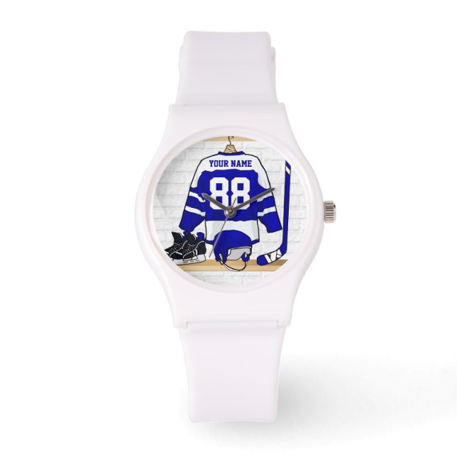 Personalised Ice Hockey Jersey Watch (Front)