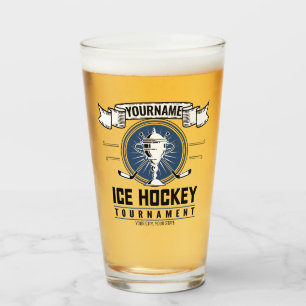 Personalised Ice Hockey Trophy Player Team Game  Glass