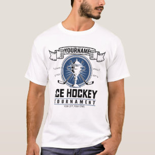 Personalised Ice Hockey Trophy Player Team Game T-Shirt