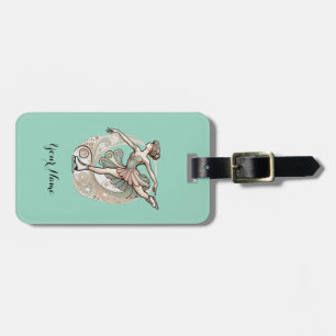Personalised Ice Skater Bag Tag
