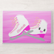 Personalised Ice Skates Cute Pink Ombre