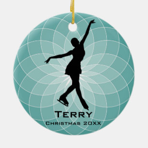 Personalised Ice Skating Ornament