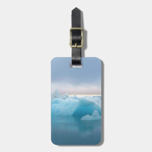 Personalised Iceland glacier - luggage tag