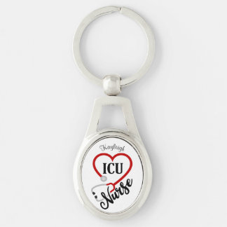 Personalised ICU Nurse Key Ring