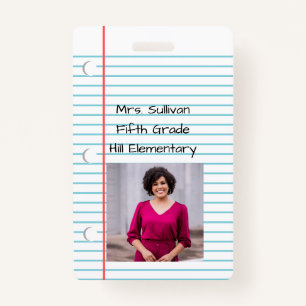 Personalised ID badge