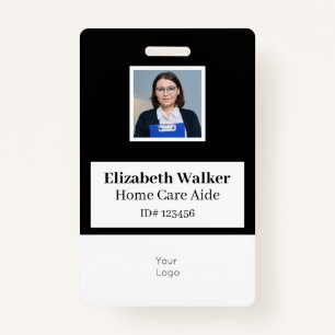 Personalised ID Photo Badge Double Sided ID Badge
