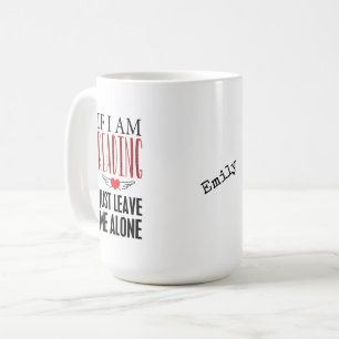 Personalised If I'm Reading Message 2 Mug