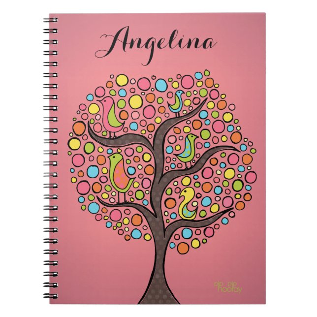 Personalised Illustrated Back to School Notebook (Front)