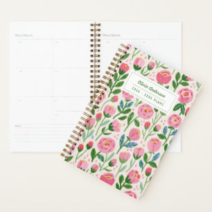 Personalised Illustrated Floral Botanical 2027 Planner