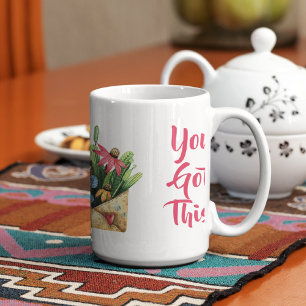 Personalised Illustrated You Got This 15 oz Coffee Mug