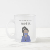Personalised illustration Thank you Nurse