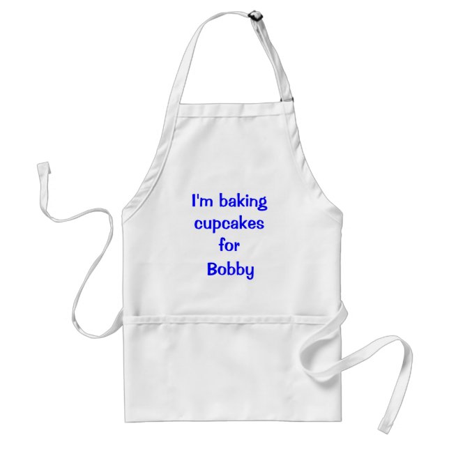 Personalised I'm baking cupcakes for...  Apron (Front)