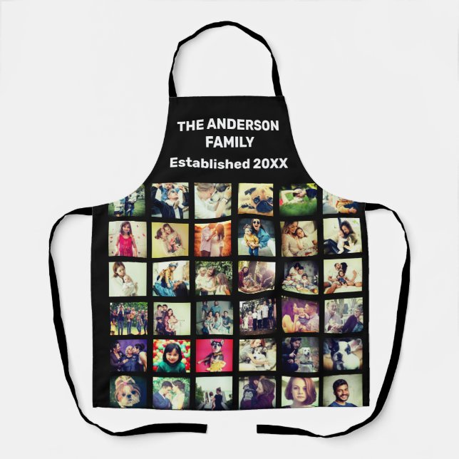 Personalised image and message apron (Front)