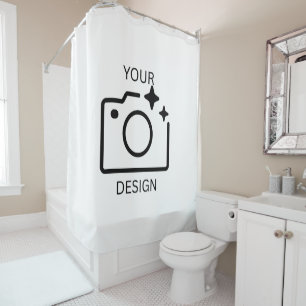 Personalised Image Custom Photo Your Photos Shower Curtain