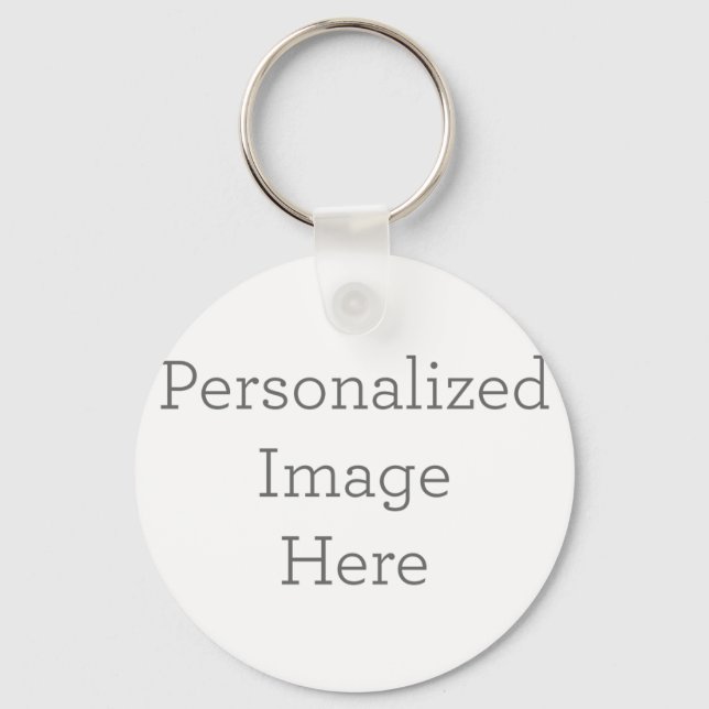 Metal Circle Keychain, 2" (Front)