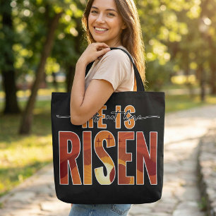 Personalised Image Tote Bag - He Is Risen