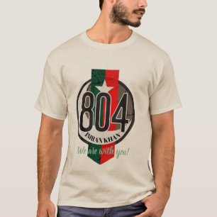 Personalised Imran Khan 804 Shirt –Custom Name Tee