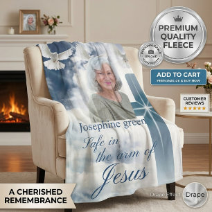 Personalised In Loving Memory Blanket Religious